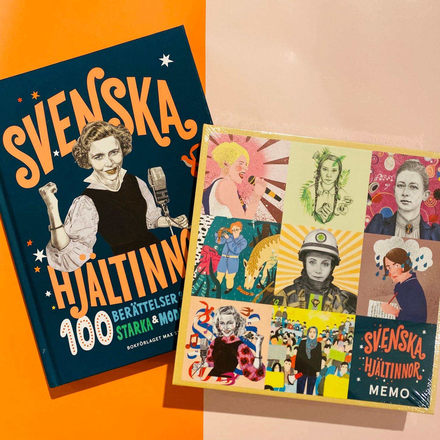 Svenska hjältinnor: bok & memo