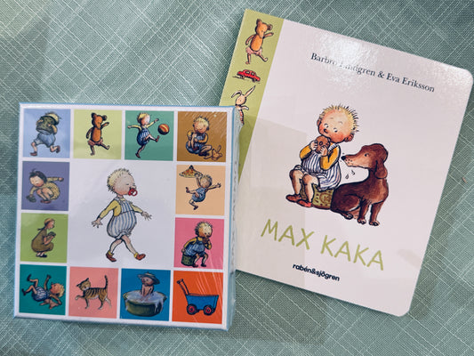 Max-paket med bok & memo