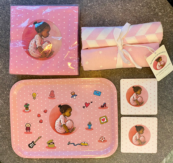Rosa baby-paket