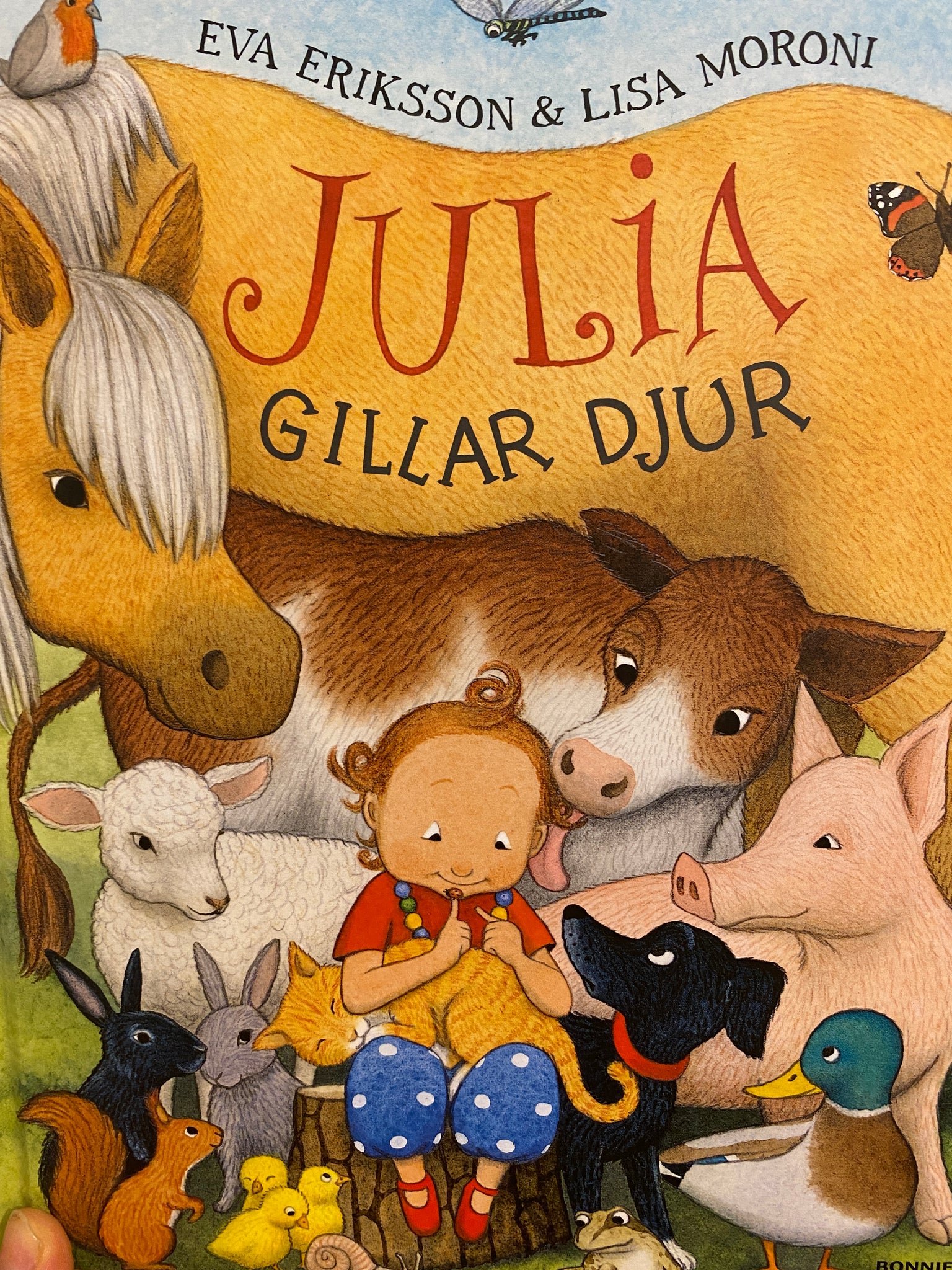 Julia gillar djur